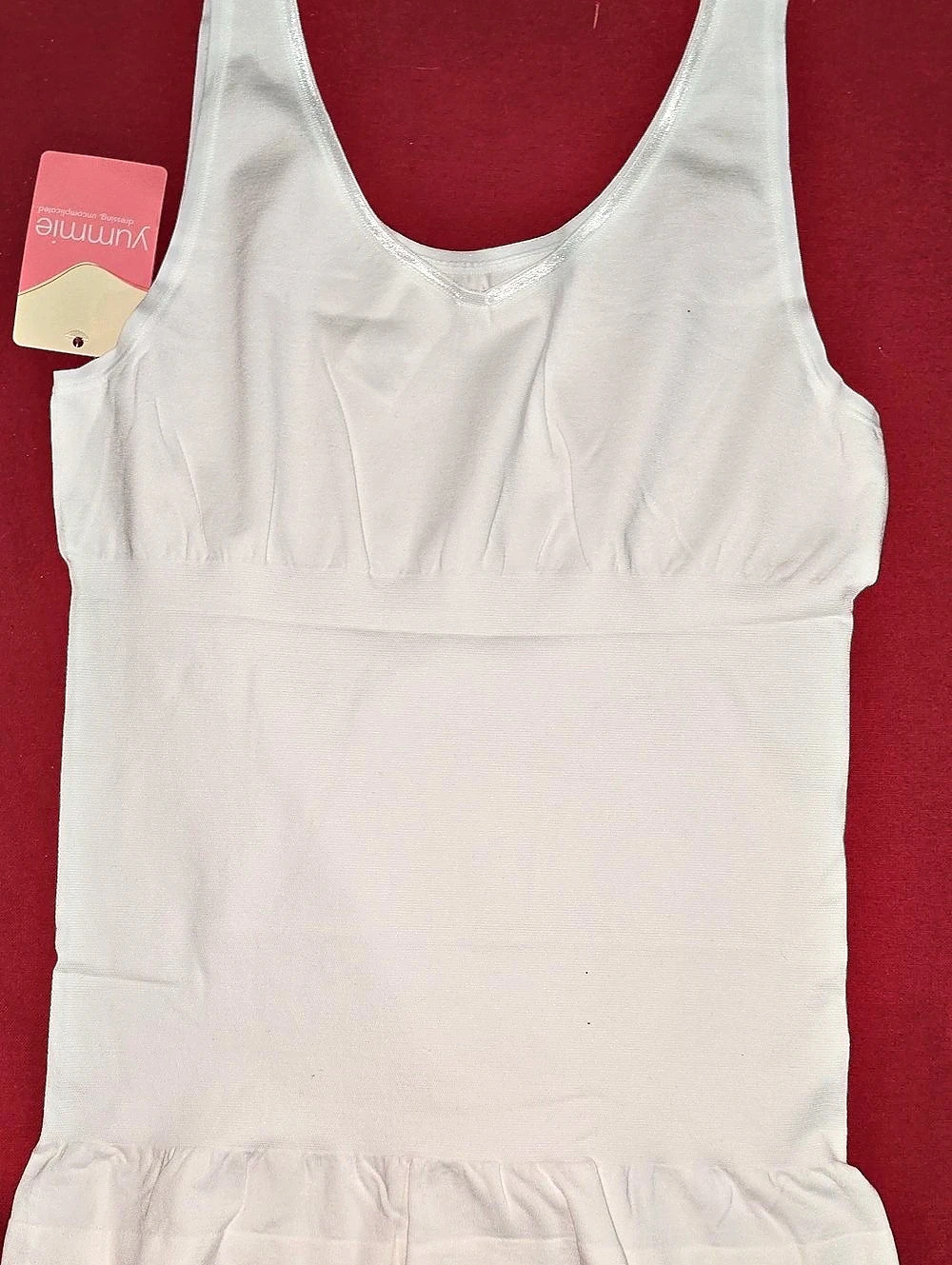 Yummie 2-Way Shaping Tank Top White Size 2X/3X